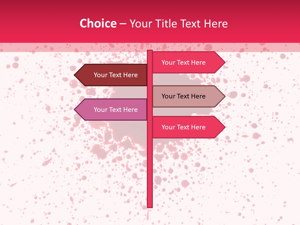 Pain Drop Run PowerPoint Template