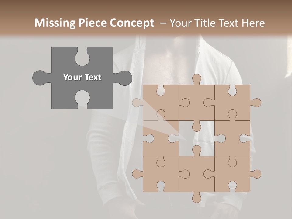 Attractive Build Muscle PowerPoint Template