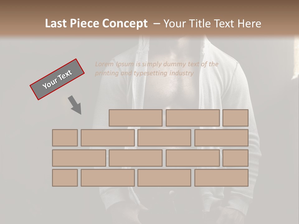 Attractive Build Muscle PowerPoint Template