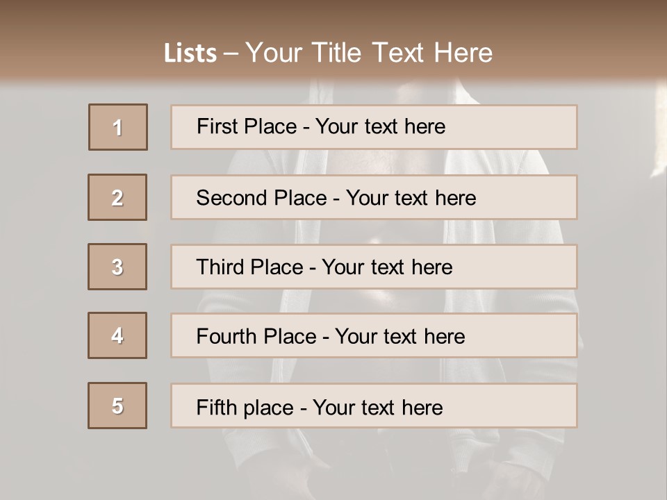 Attractive Build Muscle PowerPoint Template