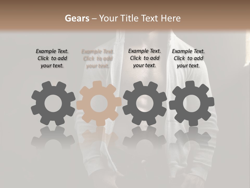 Attractive Build Muscle PowerPoint Template