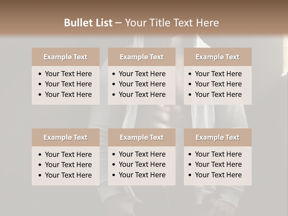 Attractive Build Muscle PowerPoint Template