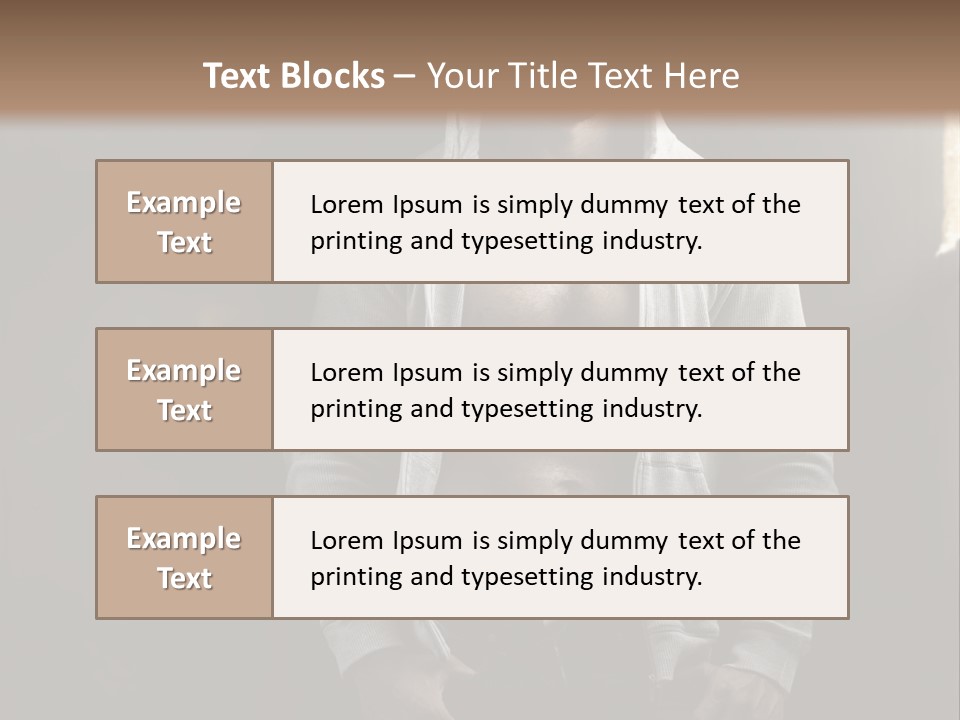 Attractive Build Muscle PowerPoint Template