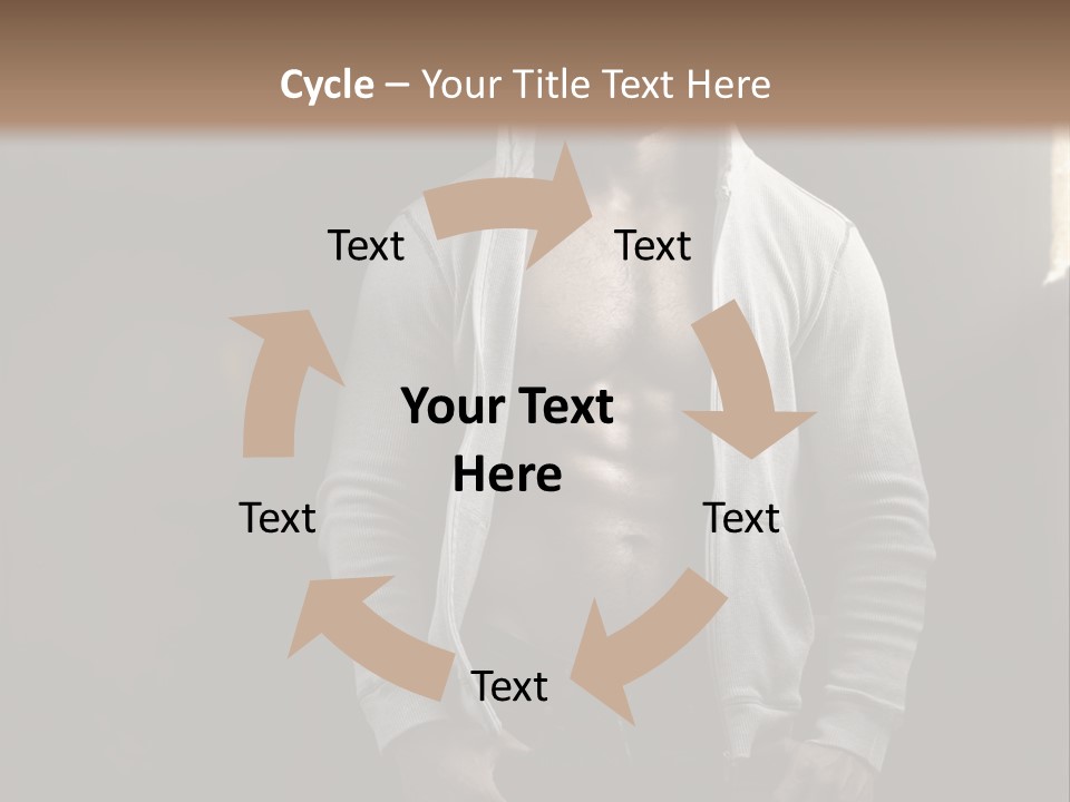 Attractive Build Muscle PowerPoint Template