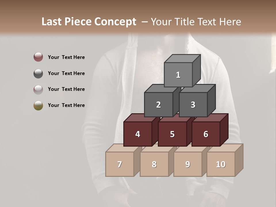 Attractive Build Muscle PowerPoint Template