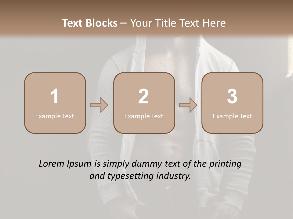 Attractive Build Muscle PowerPoint Template