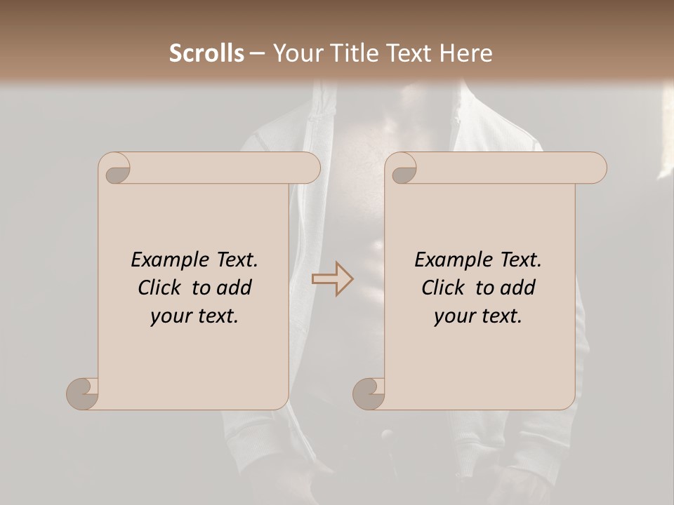Attractive Build Muscle PowerPoint Template
