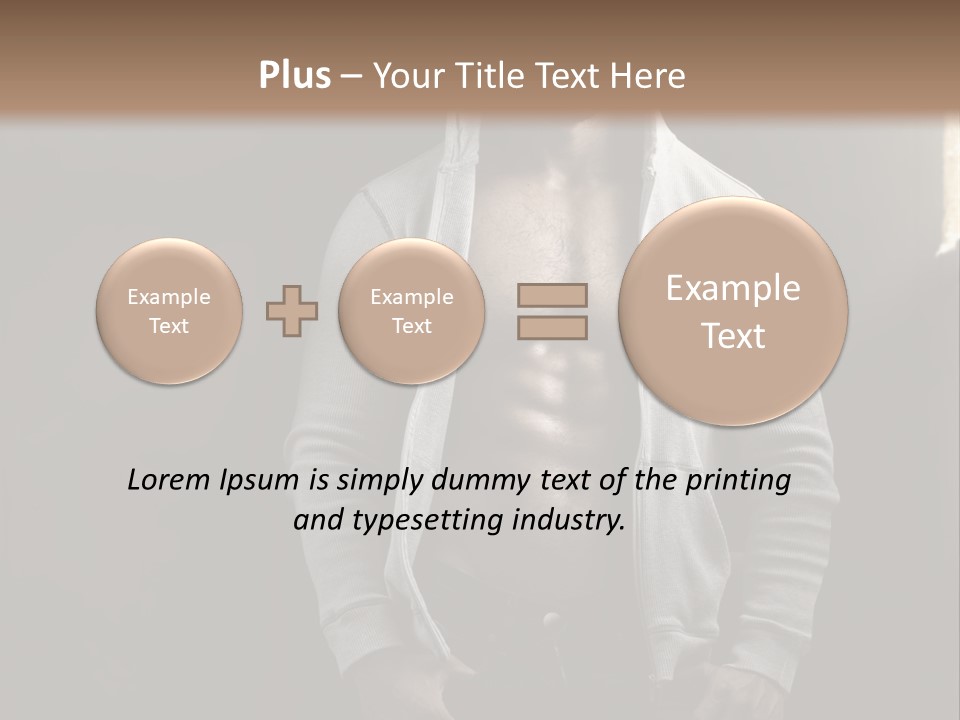 Attractive Build Muscle PowerPoint Template