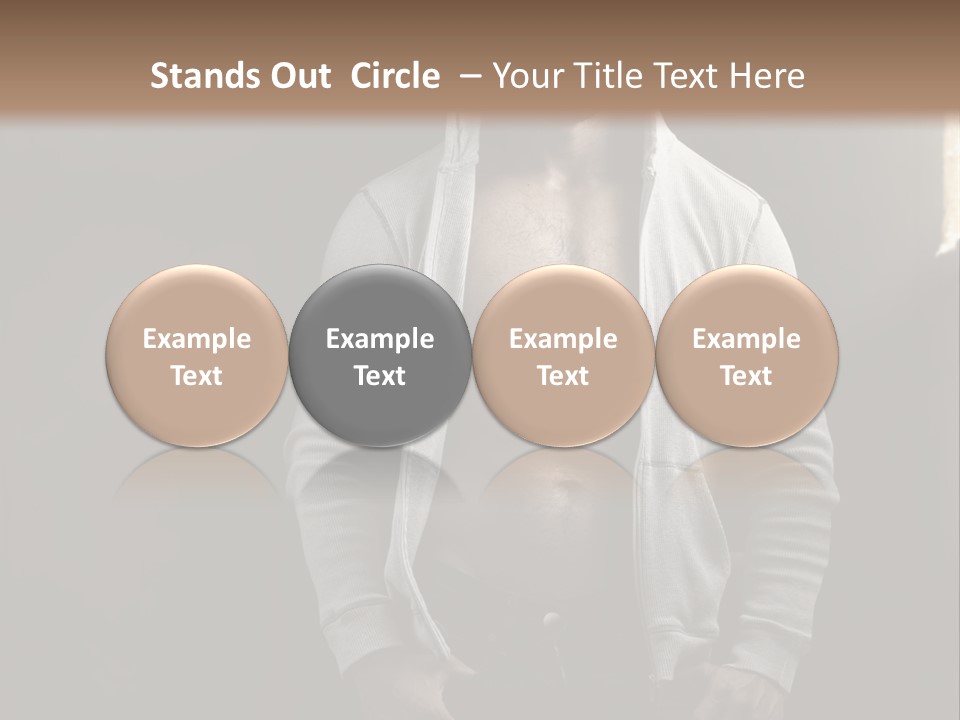 Attractive Build Muscle PowerPoint Template