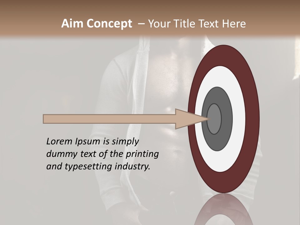 Attractive Build Muscle PowerPoint Template