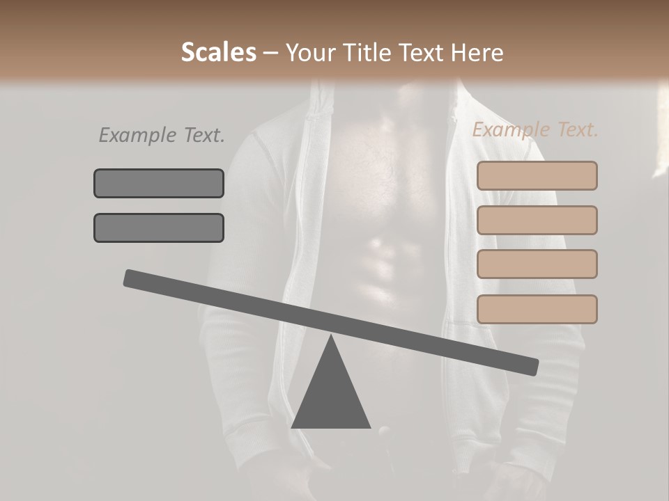 Attractive Build Muscle PowerPoint Template