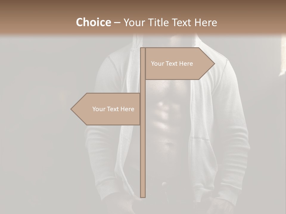 Attractive Build Muscle PowerPoint Template
