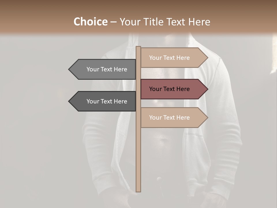 Attractive Build Muscle PowerPoint Template