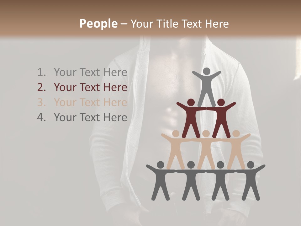 Attractive Build Muscle PowerPoint Template