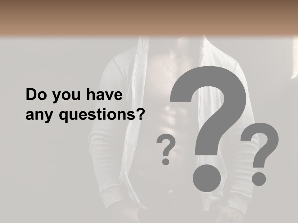 Attractive Build Muscle PowerPoint Template