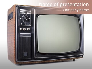 Dated Studio Television PowerPoint Template