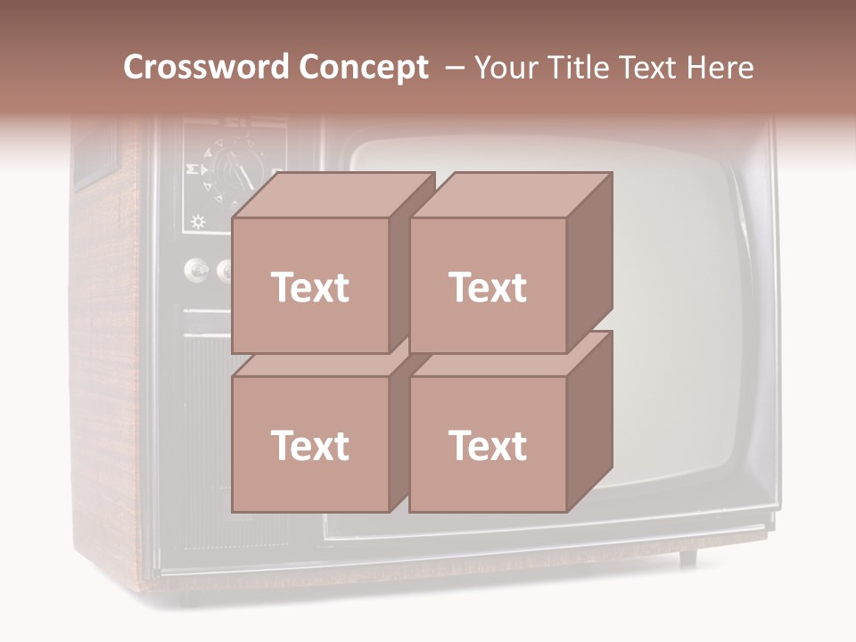 Dated Studio Television PowerPoint Template