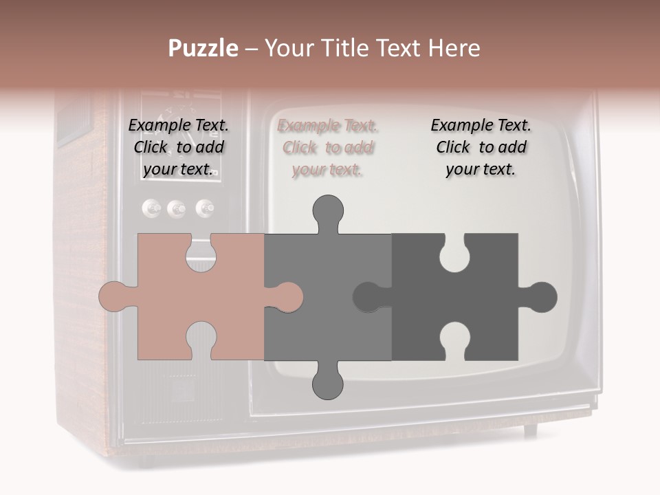 Dated Studio Television PowerPoint Template