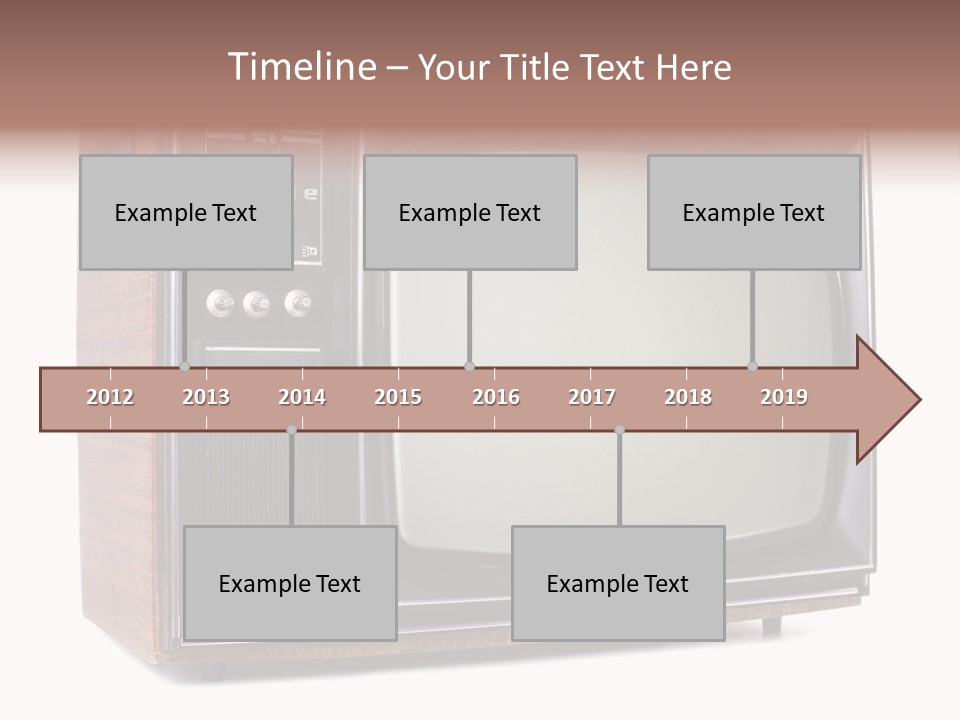 Dated Studio Television PowerPoint Template