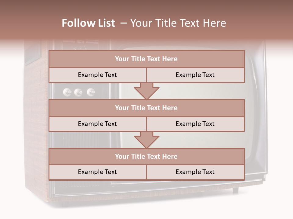 Dated Studio Television PowerPoint Template