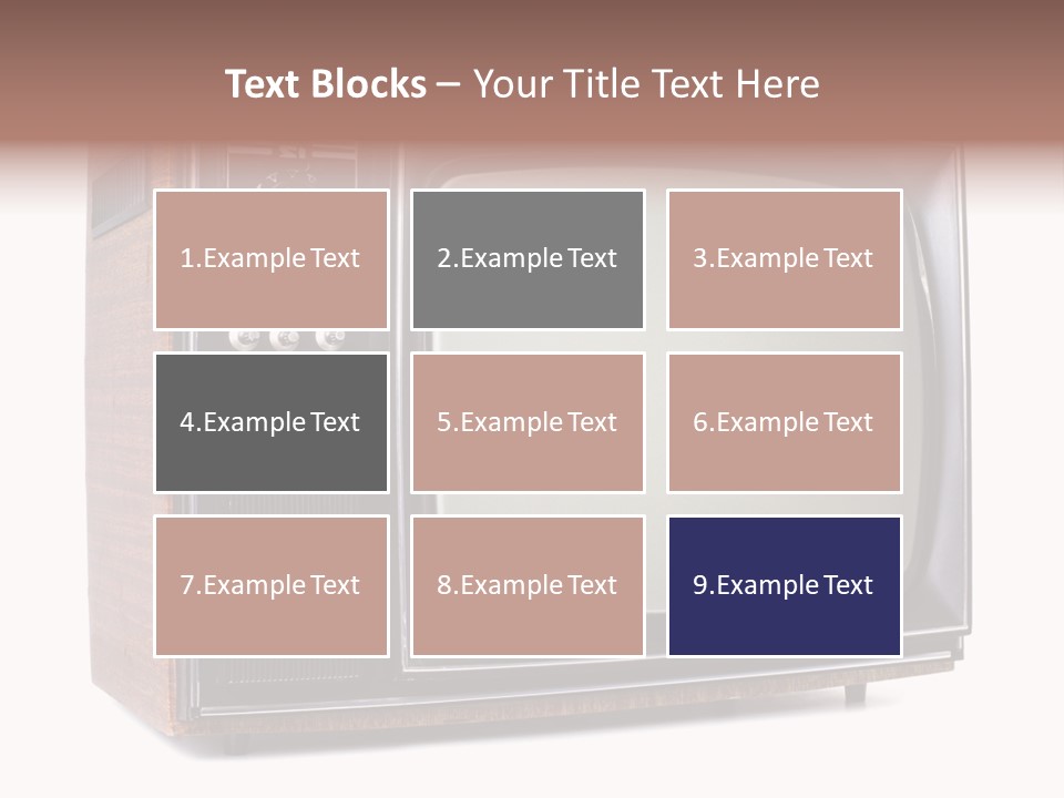 Dated Studio Television PowerPoint Template