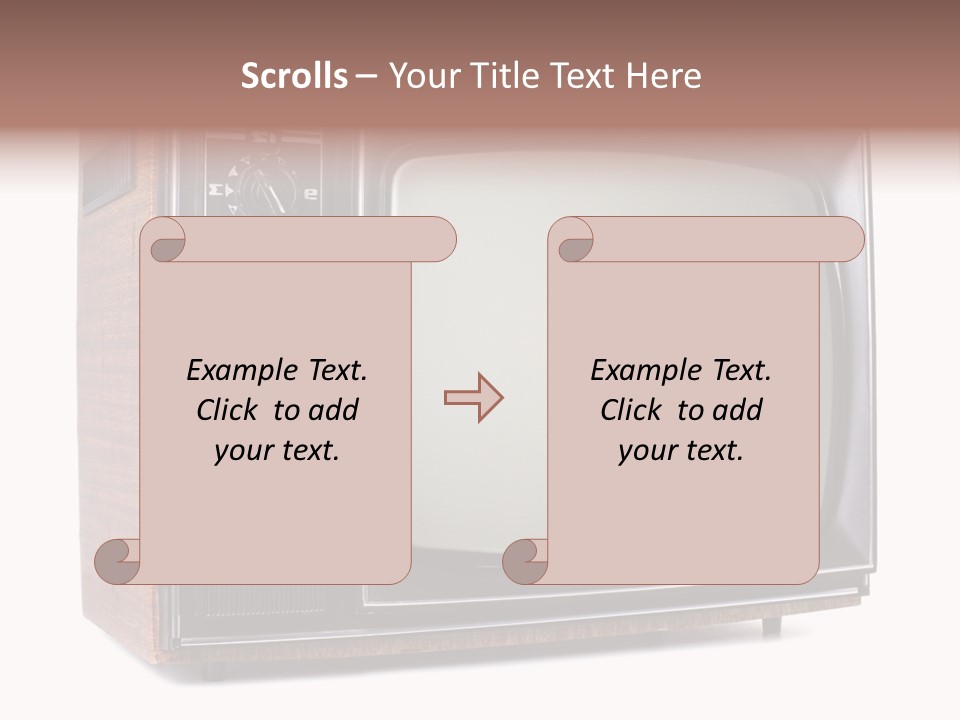 Dated Studio Television PowerPoint Template