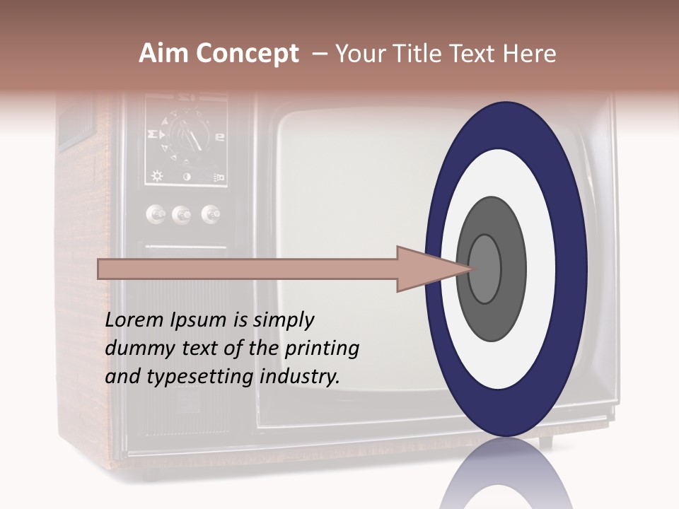 Dated Studio Television PowerPoint Template