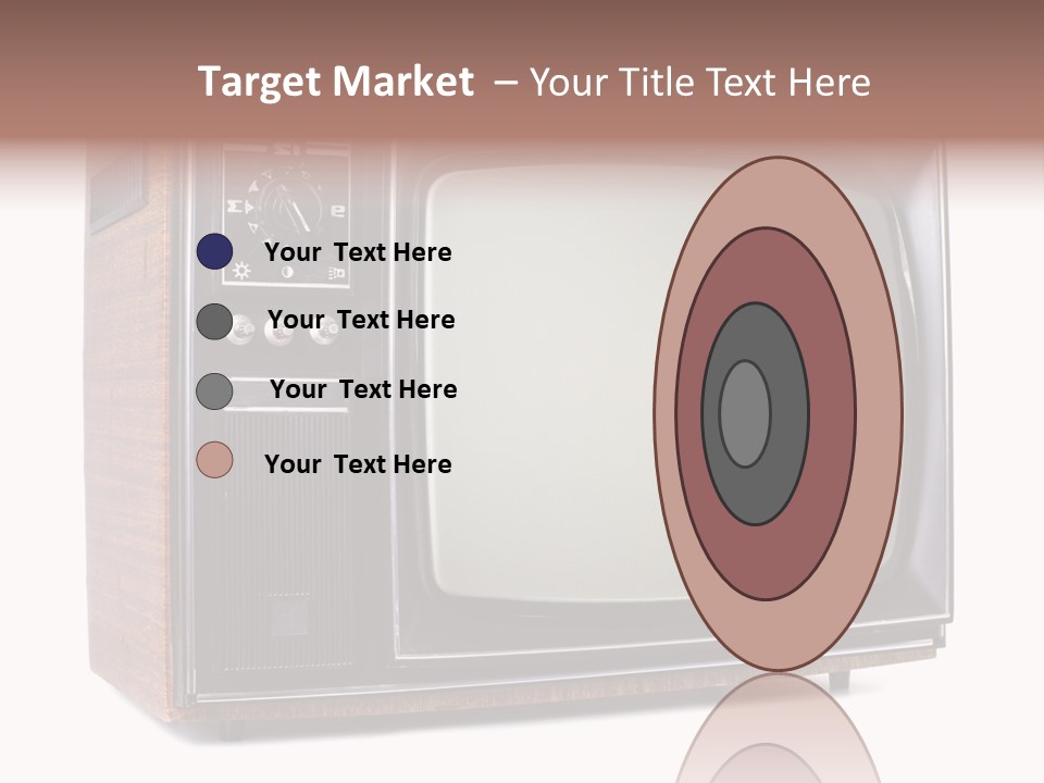 Dated Studio Television PowerPoint Template