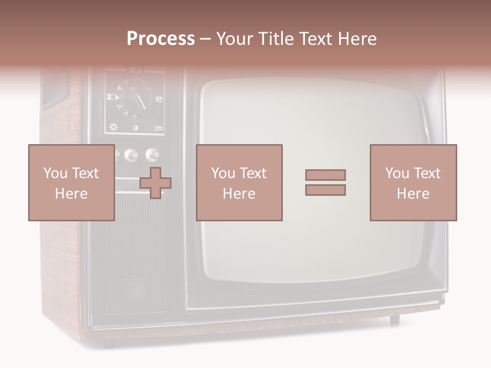 Dated Studio Television PowerPoint Template