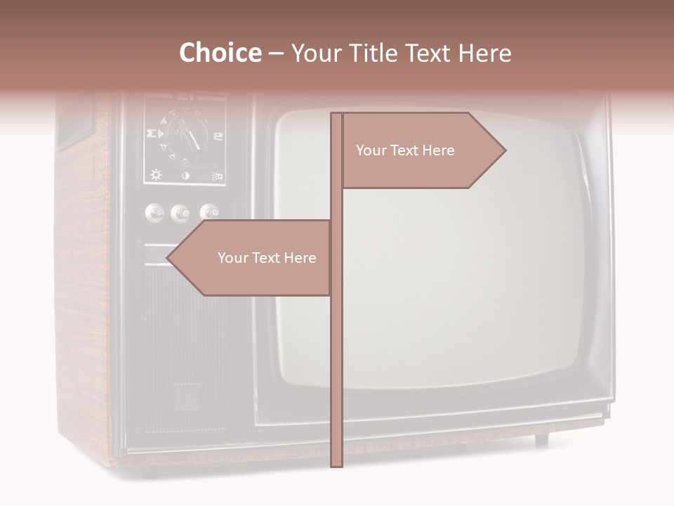 Dated Studio Television PowerPoint Template