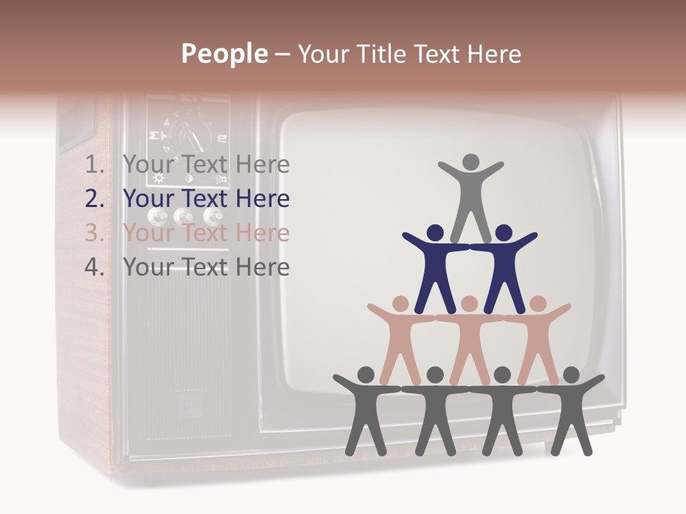 Dated Studio Television PowerPoint Template