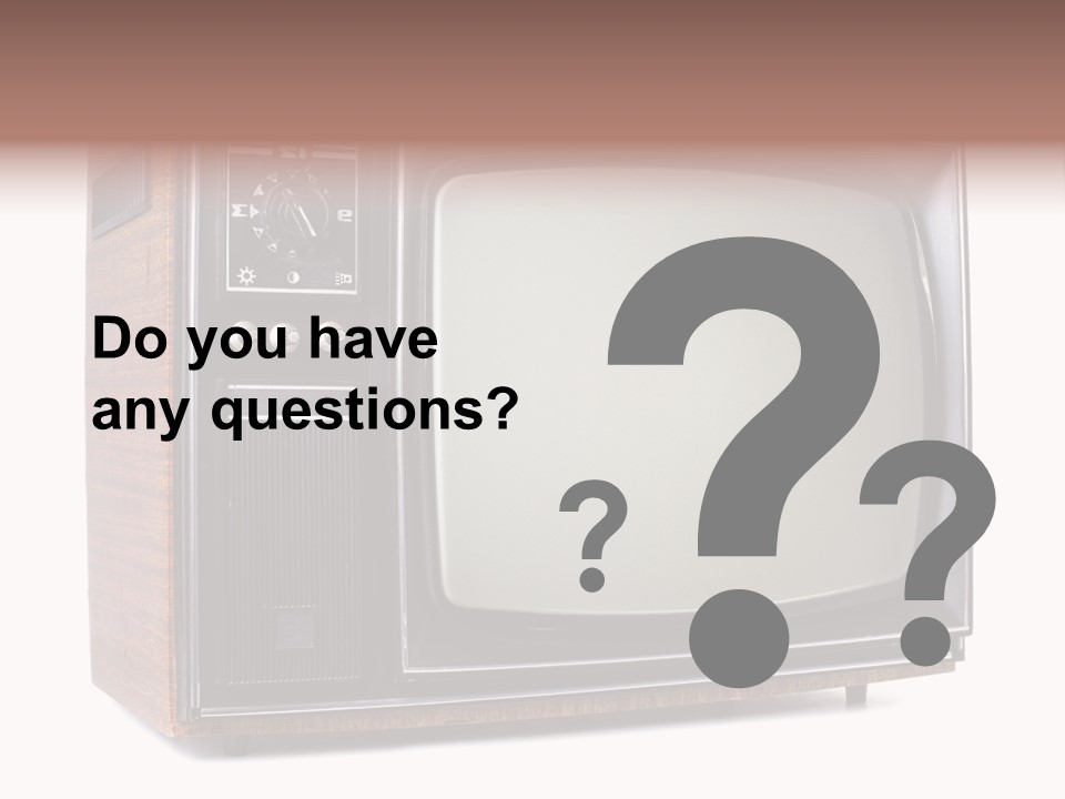 Dated Studio Television PowerPoint Template