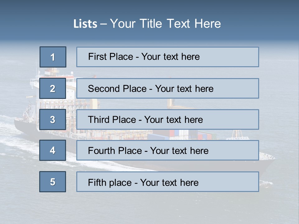 Transportation Load International PowerPoint Template