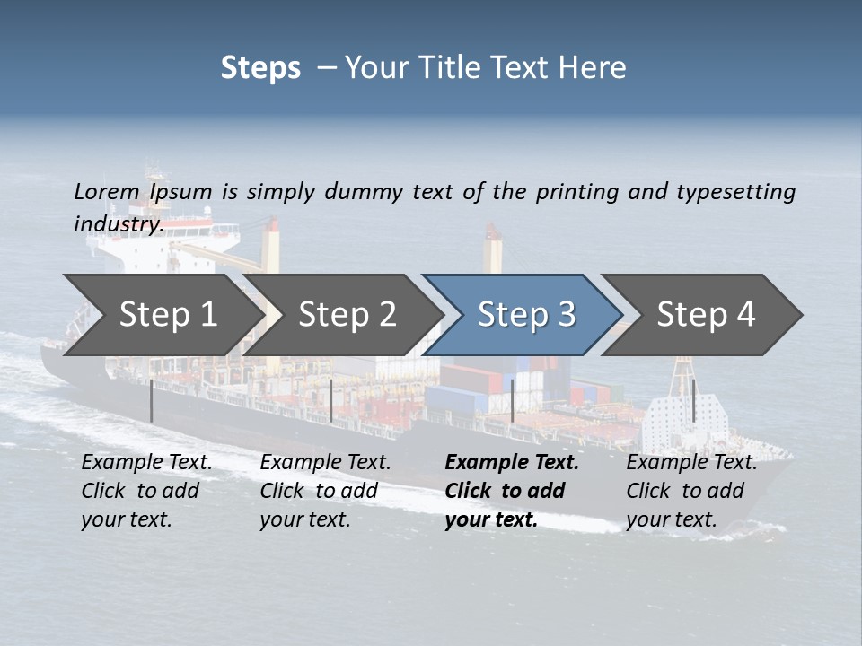 Transportation Load International PowerPoint Template