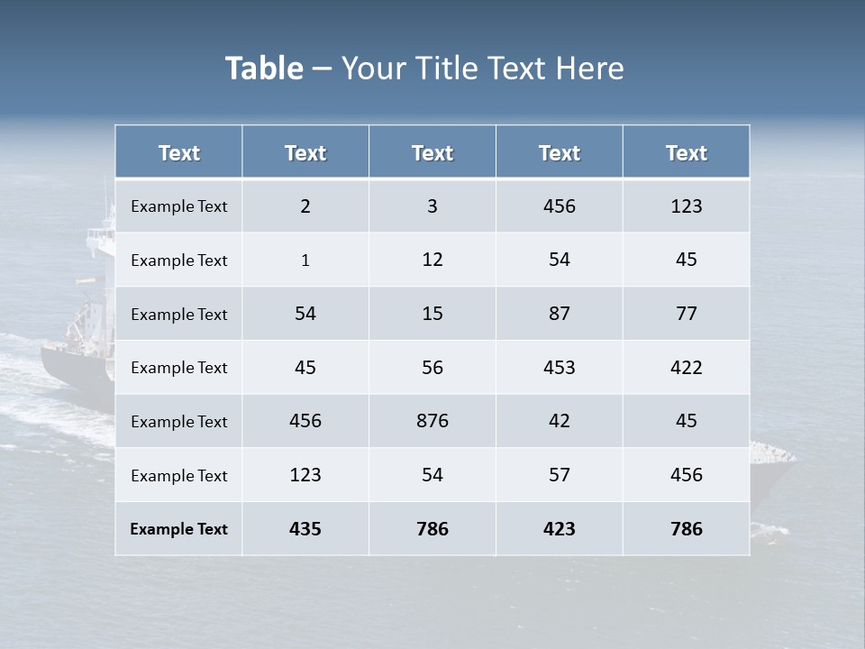 Transportation Load International PowerPoint Template