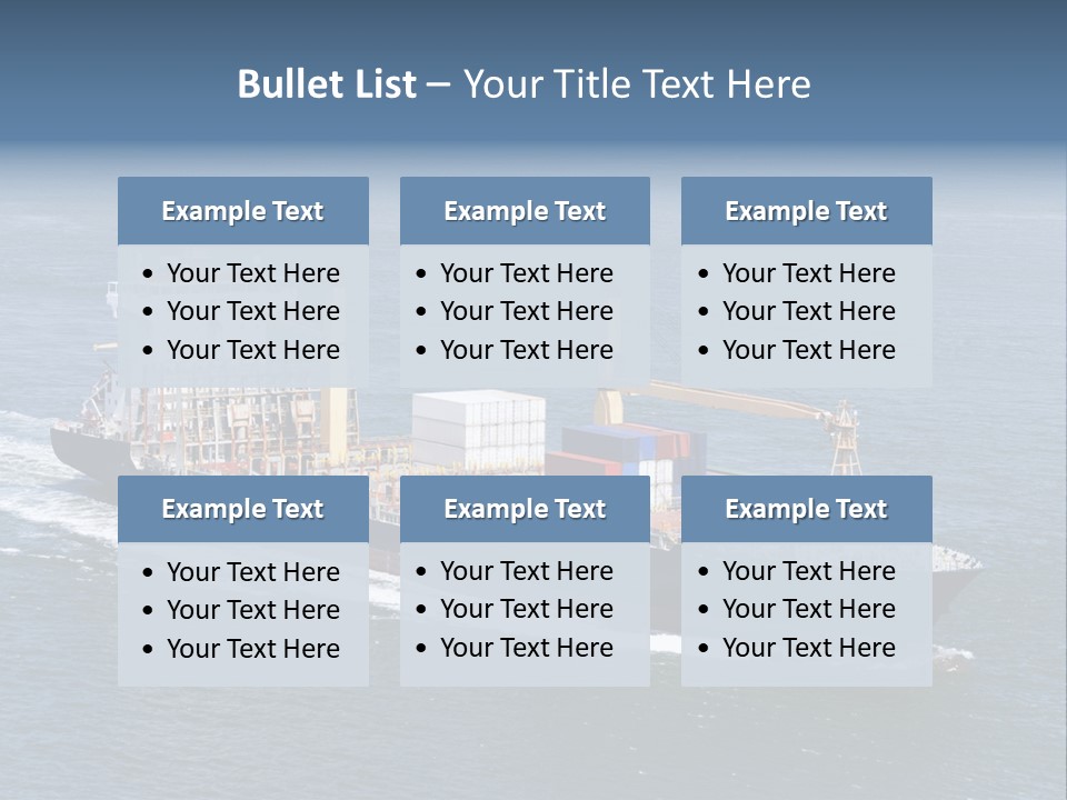 Transportation Load International PowerPoint Template