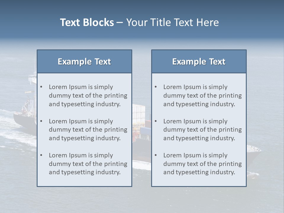 Transportation Load International PowerPoint Template