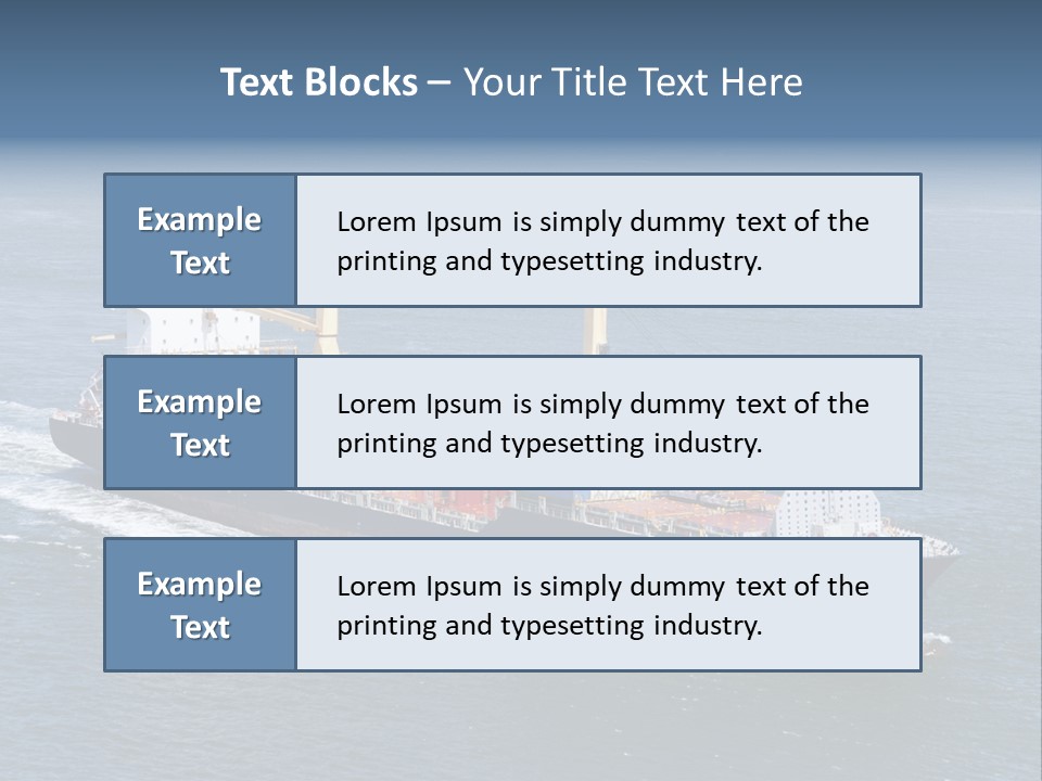 Transportation Load International PowerPoint Template