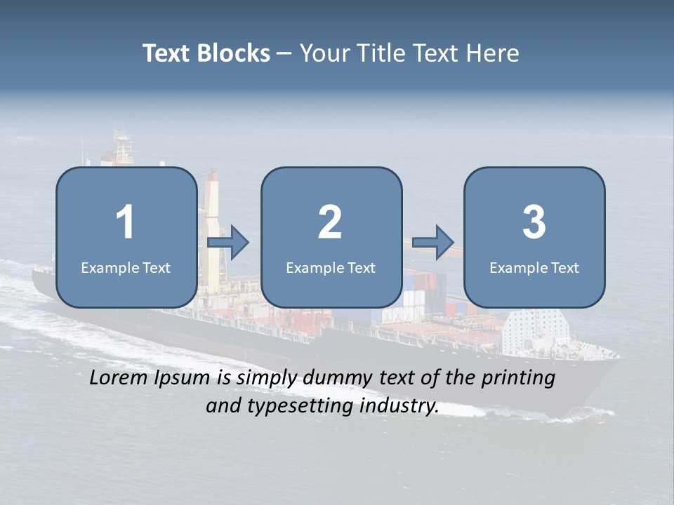 Transportation Load International PowerPoint Template