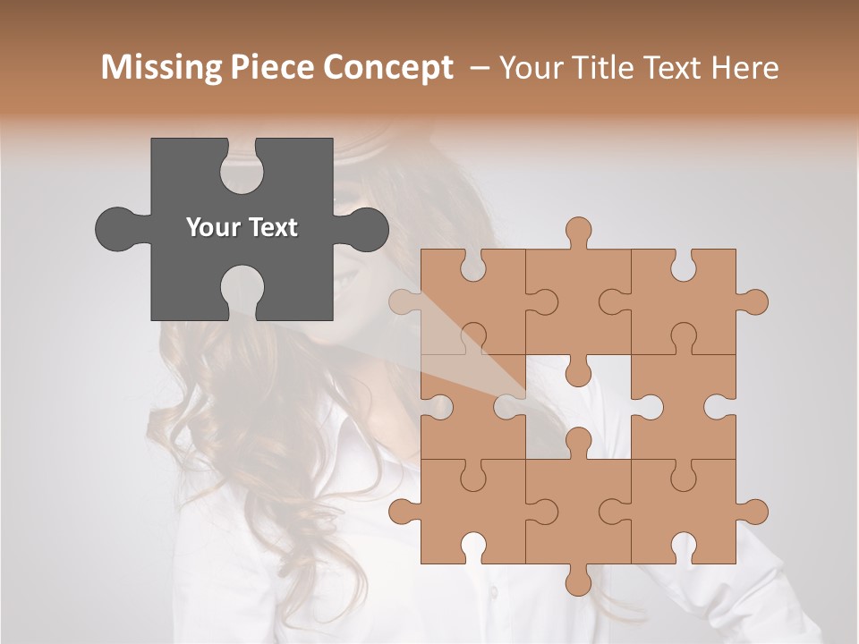 Cheerful Teen Student PowerPoint Template