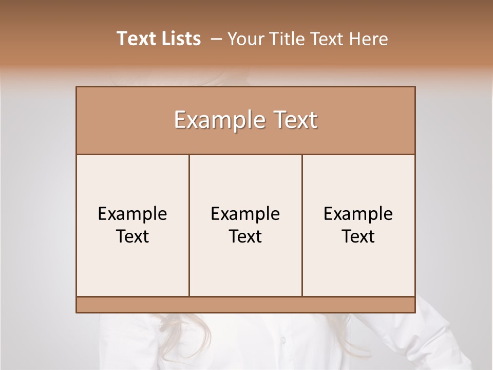 Cheerful Teen Student PowerPoint Template