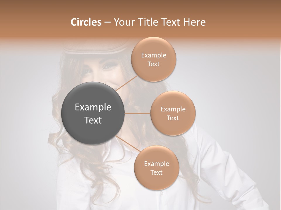 Cheerful Teen Student PowerPoint Template