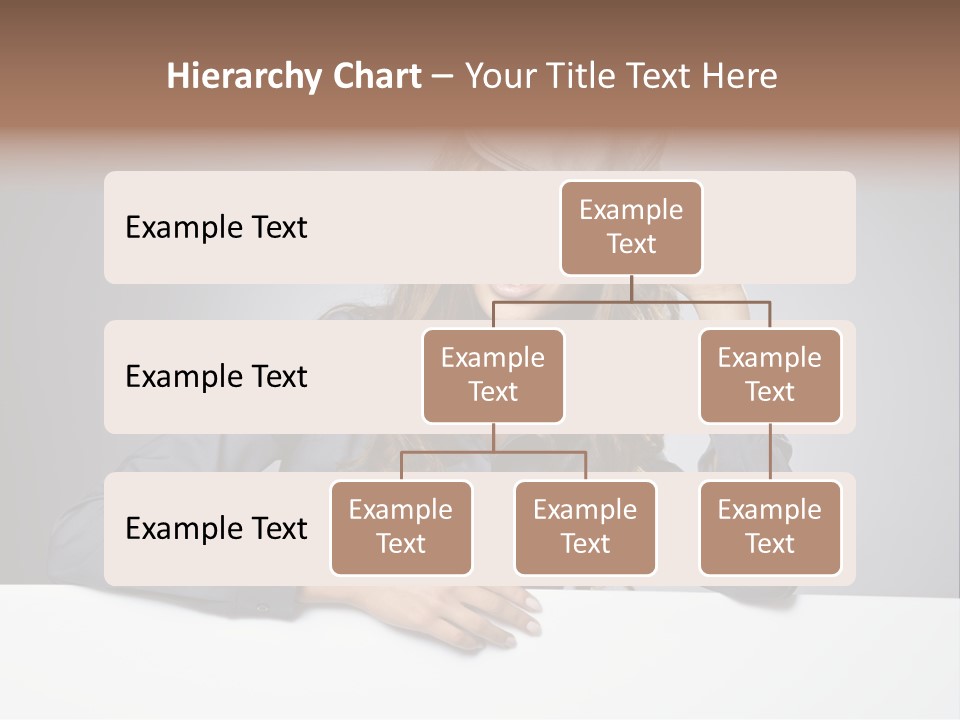 Board Businesswoman One PowerPoint Template