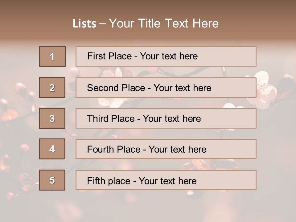Garden Season Orchard PowerPoint Template