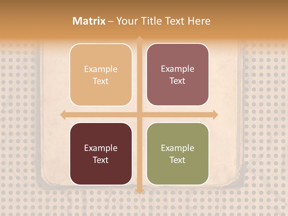 Vintage Brown Border PowerPoint Template