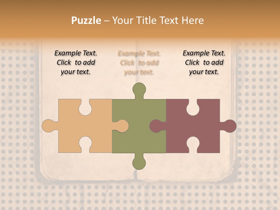 Vintage Brown Border PowerPoint Template