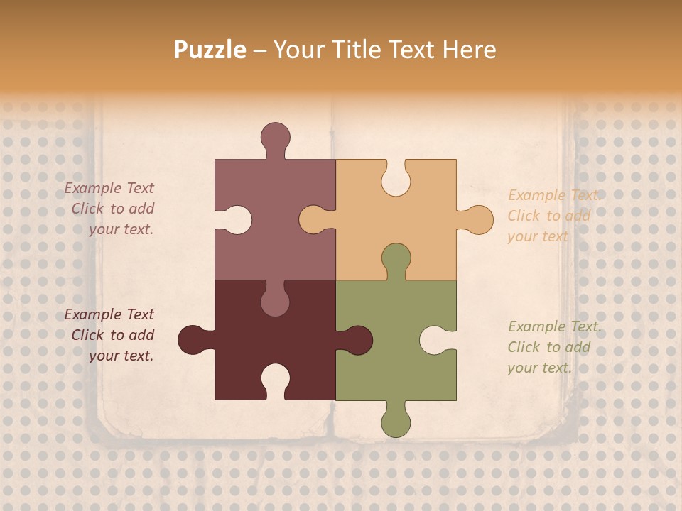 Vintage Brown Border PowerPoint Template