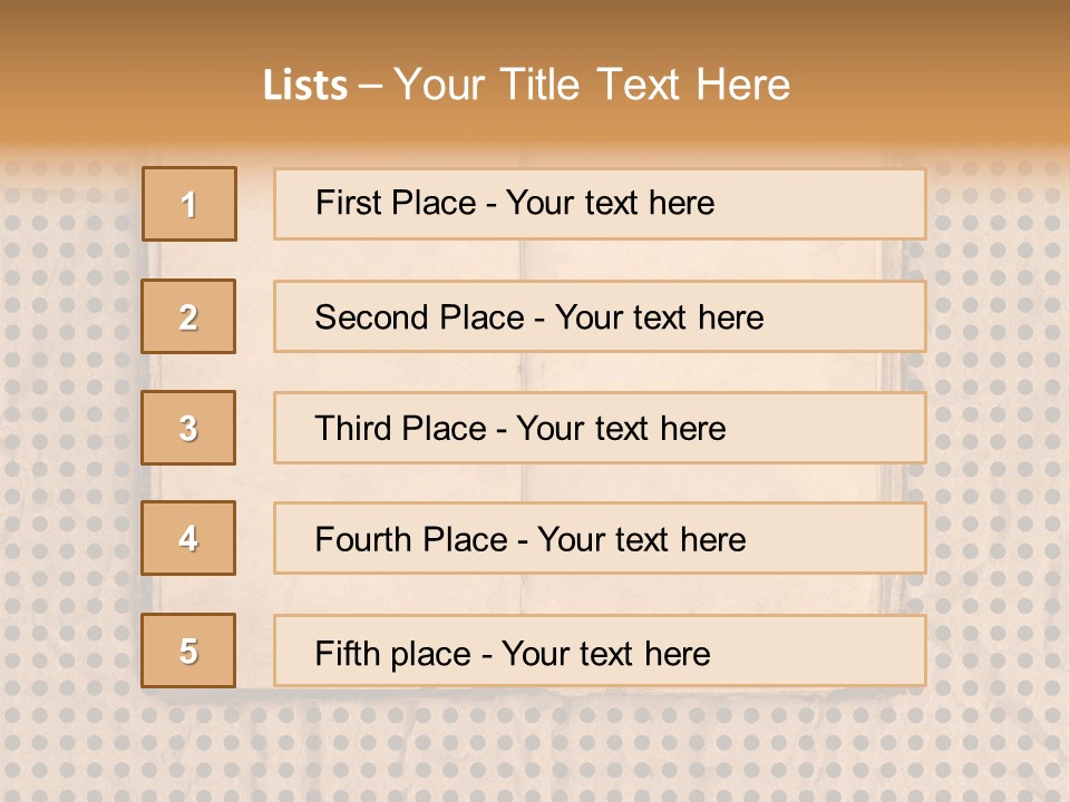 Vintage Brown Border PowerPoint Template