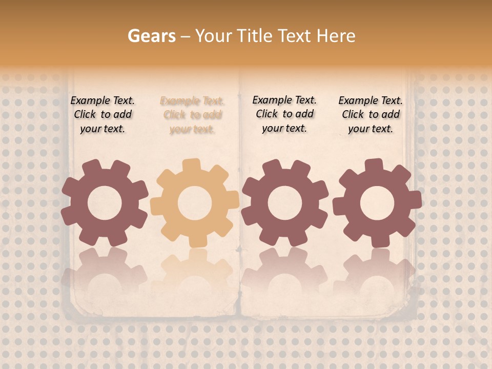 Vintage Brown Border PowerPoint Template