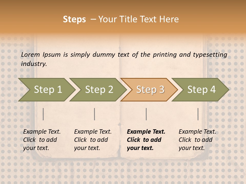 Vintage Brown Border PowerPoint Template